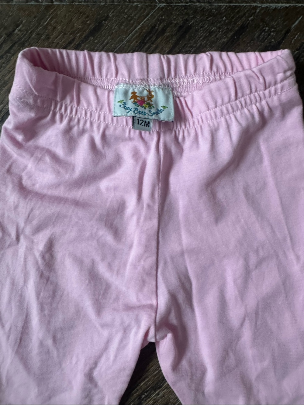 Busy Bees Smocks Pink Leggings 12 Month - Picture 2 of 2